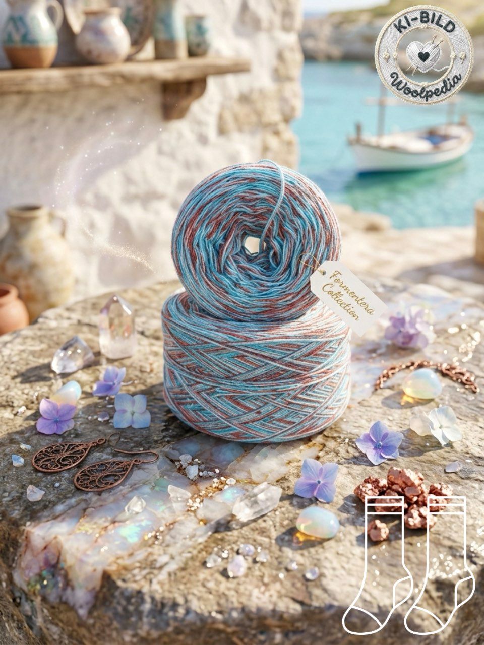 Woolpedia Socks Formentera - modal designer sock yarn 4ply