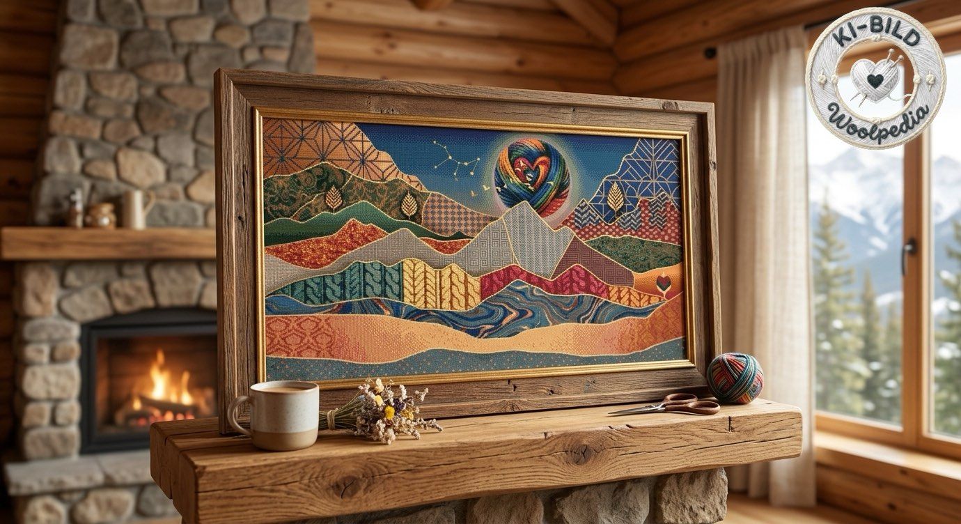 Elegant Mountains 40x73.3 cm / 15.7x28.9 in (14 CT) – DIY Cross-Stitch Kit