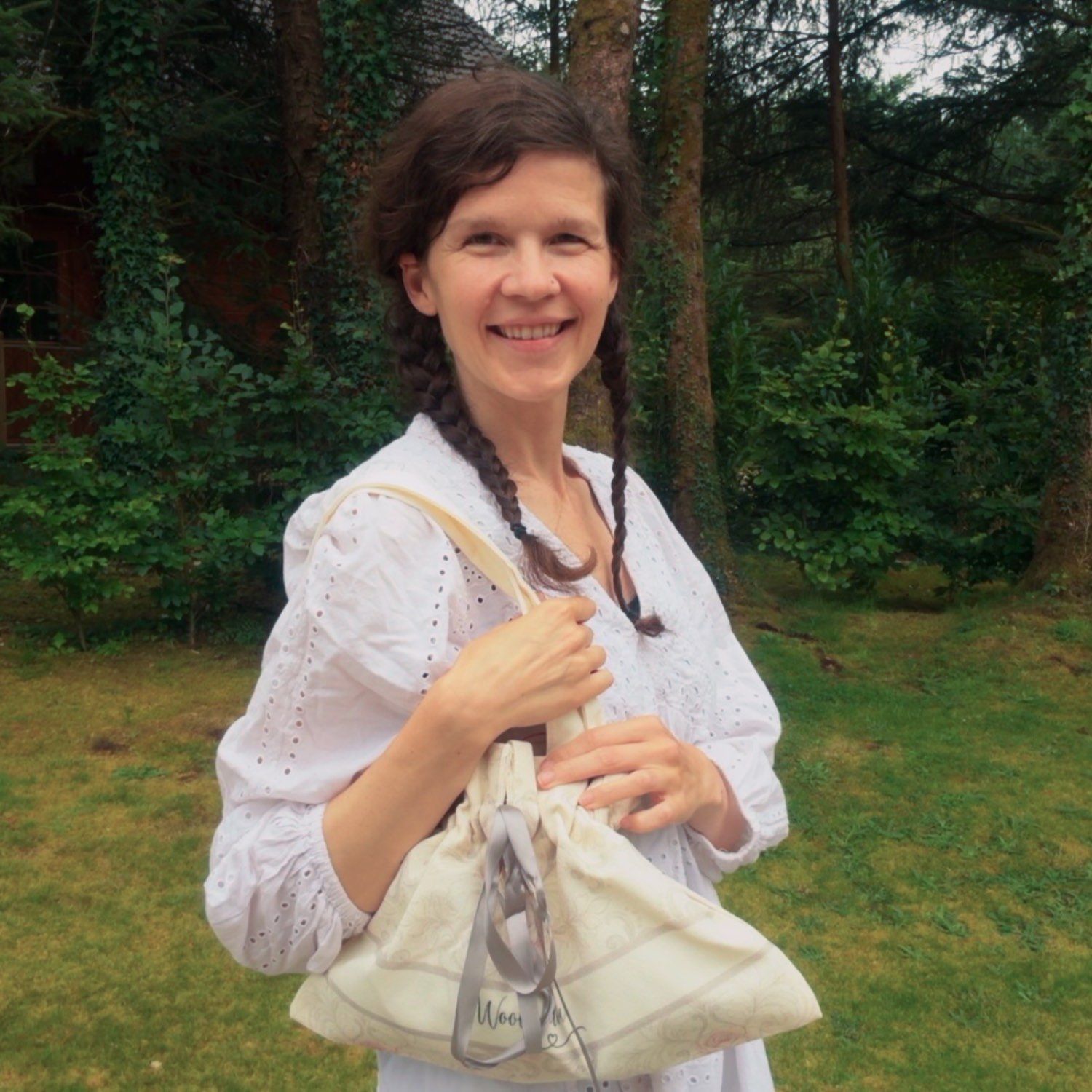 Woolpedia Vintage Project Bag "Baroque &amp; Roses" (38 x 26 cm / 15 x 10.2 in)