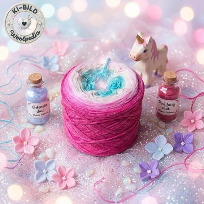 Woolpedia Colors Little Unicorn gradient yarncake (modal)