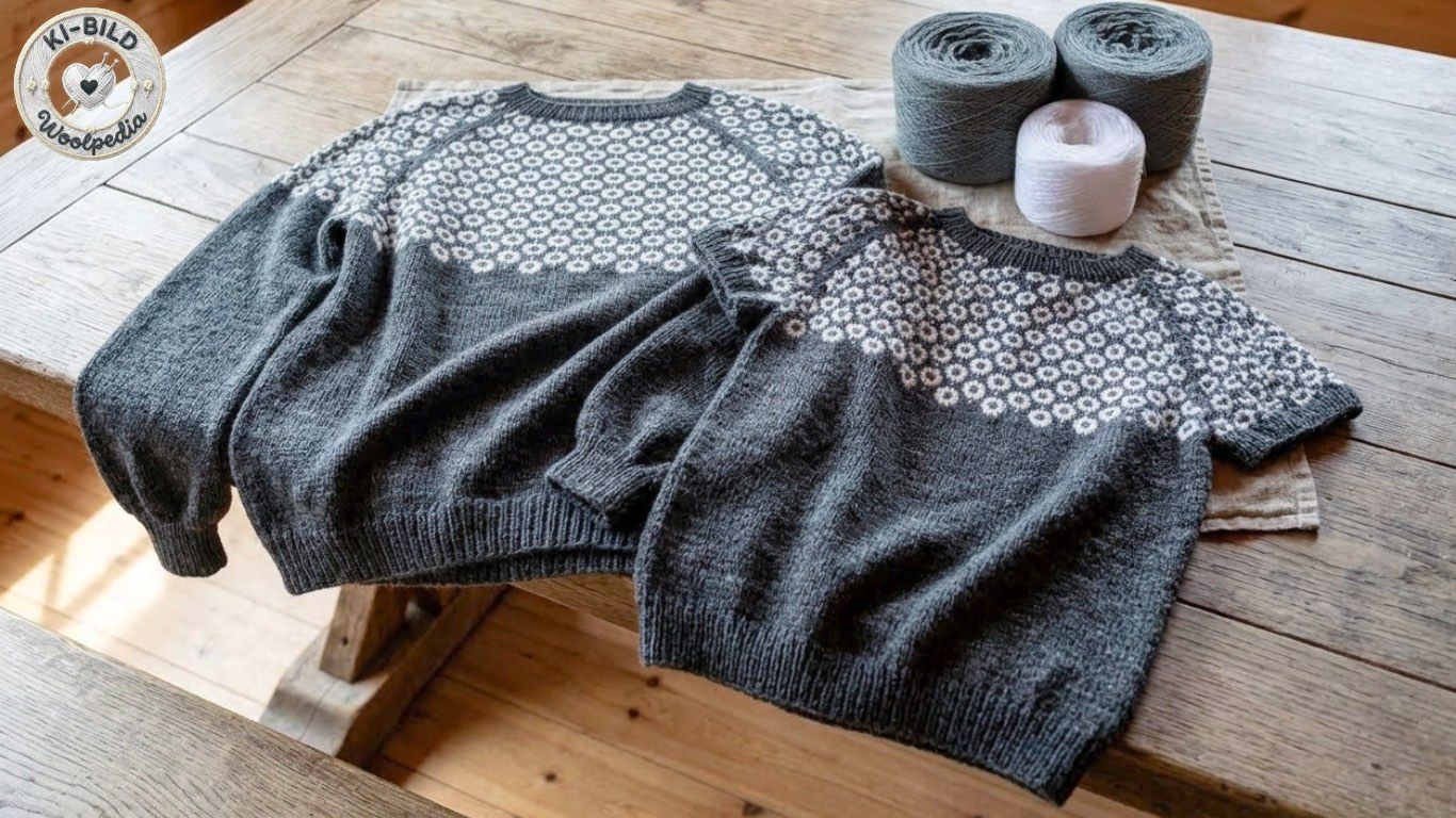 Alpen-Silhouette Chalet Sweater Yarn Set (Modal) + PDF & Video Crochet Pattern Alpen-Silhouette Chalet Sweater Yarn Set (Modal) + PDF & Video Crochet Pattern
