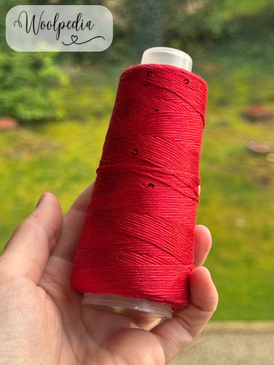 Woolpedia Starlight Lace 50g Cone sequin yarn