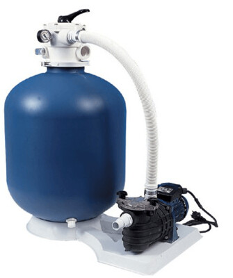 Kit Filtration Aqualuxl 10 M3/h pour Piscine 45 M3 - 1000Kg de sable