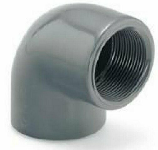Raccord PVC Pression Coude 90° femelle à visser 1-1/2