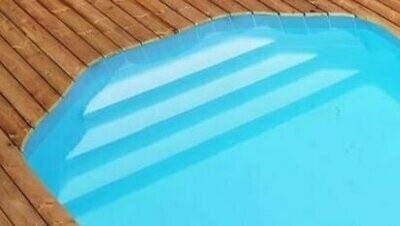 Liner pour piscine spark 70017 escaliers 610x400x130cm bleu (octogonale)