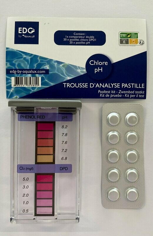 Testeur Chlore et Ph en Pastilles