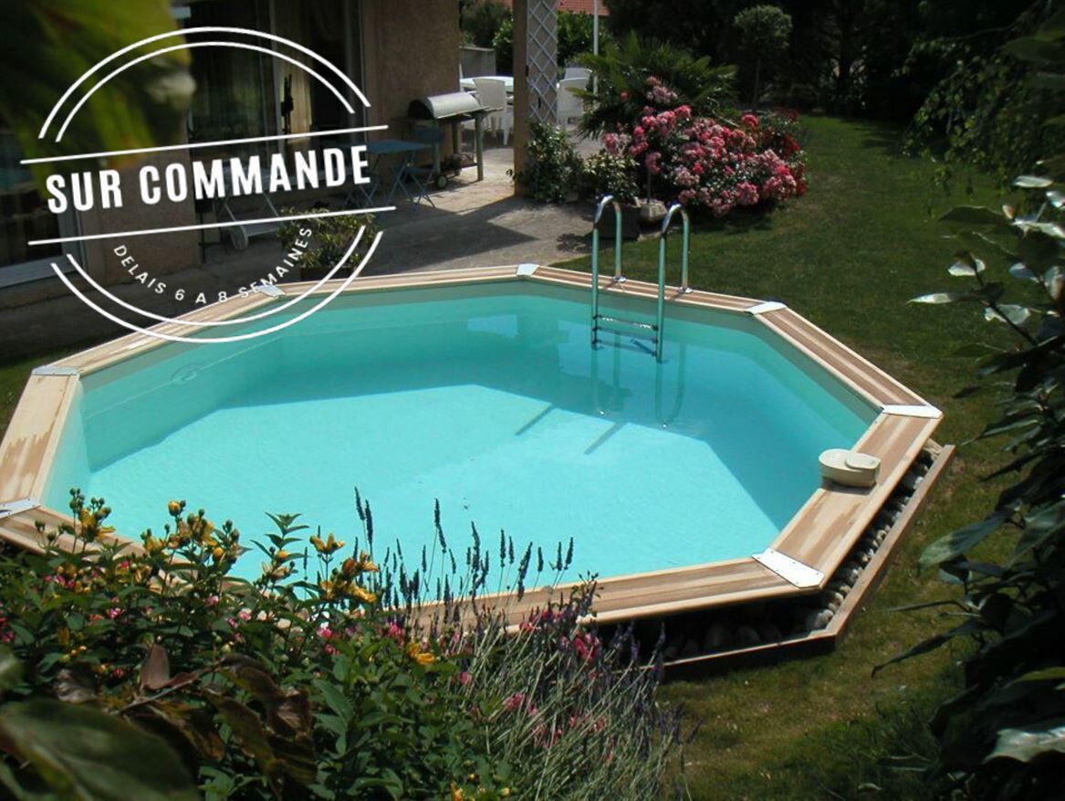 Piscine Bois AZURA 510 x 120 cm