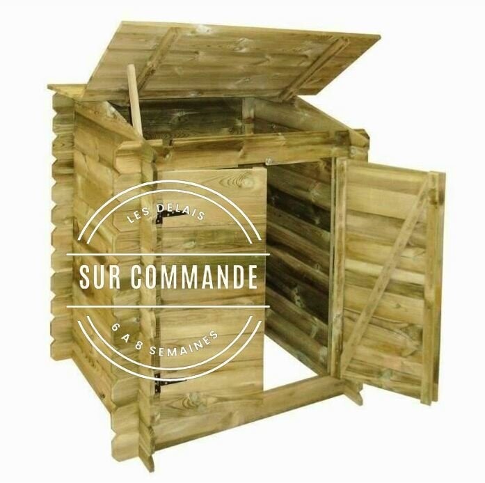 Coffre pour filtration Bois imprégné UBBINK 117.5x120x100