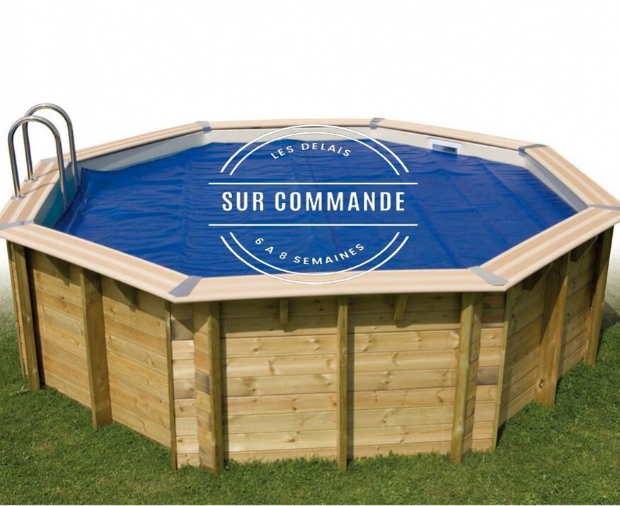 PROMOTION Bâche à Bulles pour piscine hexagonale 4.10 m 400µ