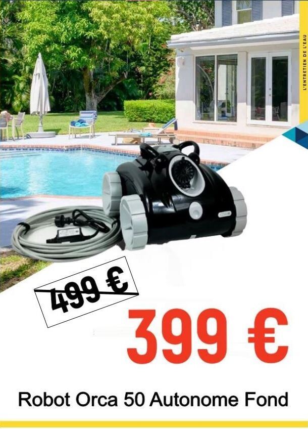 Robot de FOND ORCA 50 pour piscine
