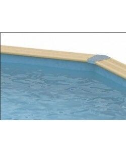Liner Bleu 50/100ème pour piscine Hexagonale ⌀ 410xH120 cm