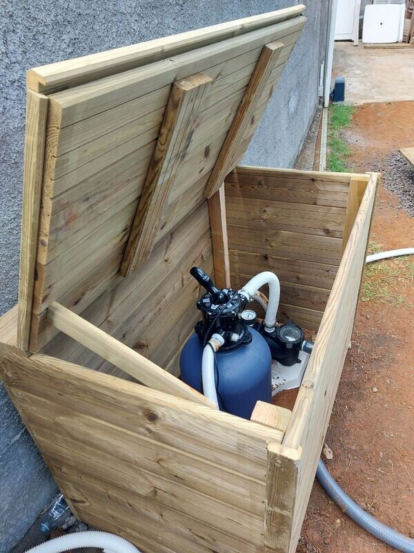 Coffre pour filtration Bois BMS