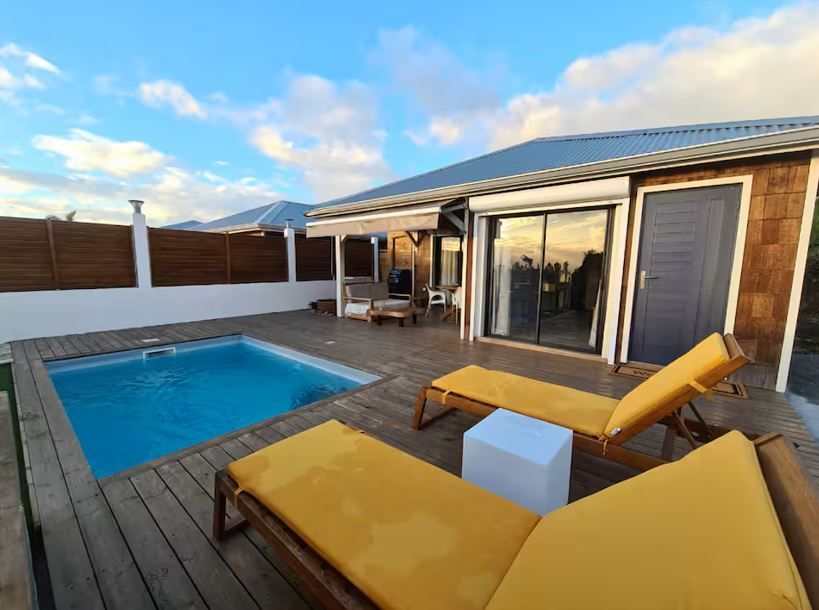 Piscine Bois carrée SPARK TROPICANA 320x320x145 cm