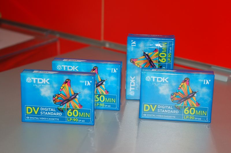 KIT 4 Videocassette Mini DV TDK- 60 min