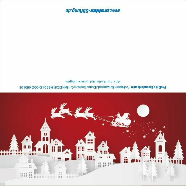 Weihnachtskarte Papier