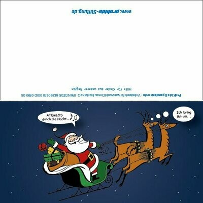 Weihnachtskarte Witz