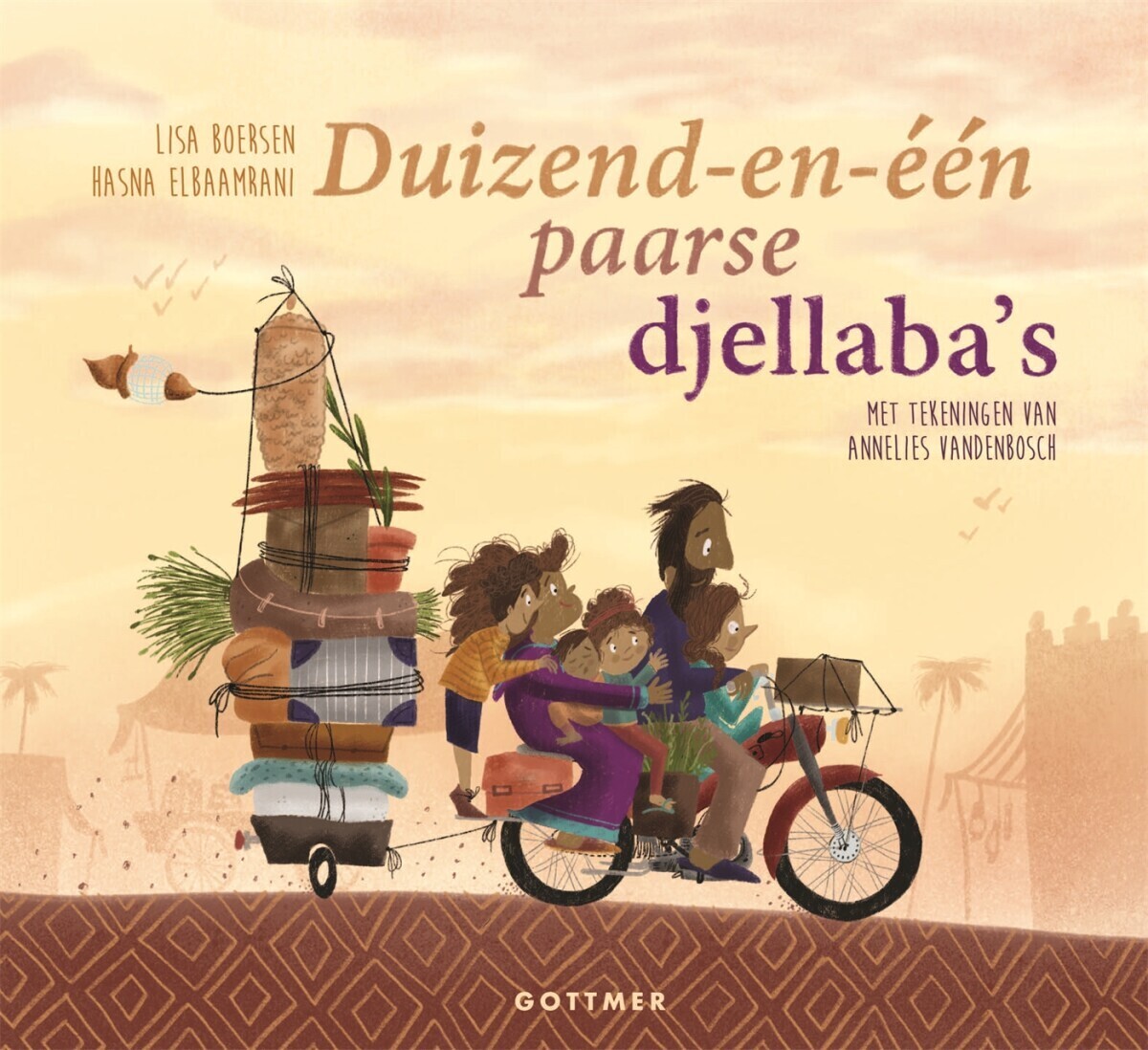 Duizend-en-één paarse djellaba&#39;s