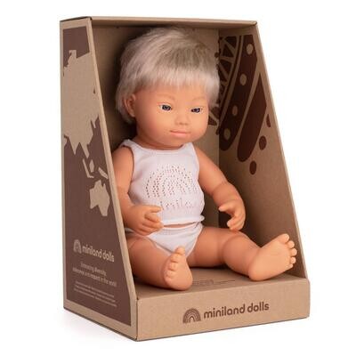 POP EUROPESE JONGEN DOWN 38CM