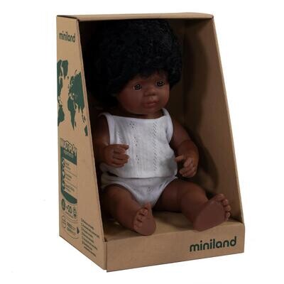 POP AFRO-AFRIKAANS MEISJE 38CM