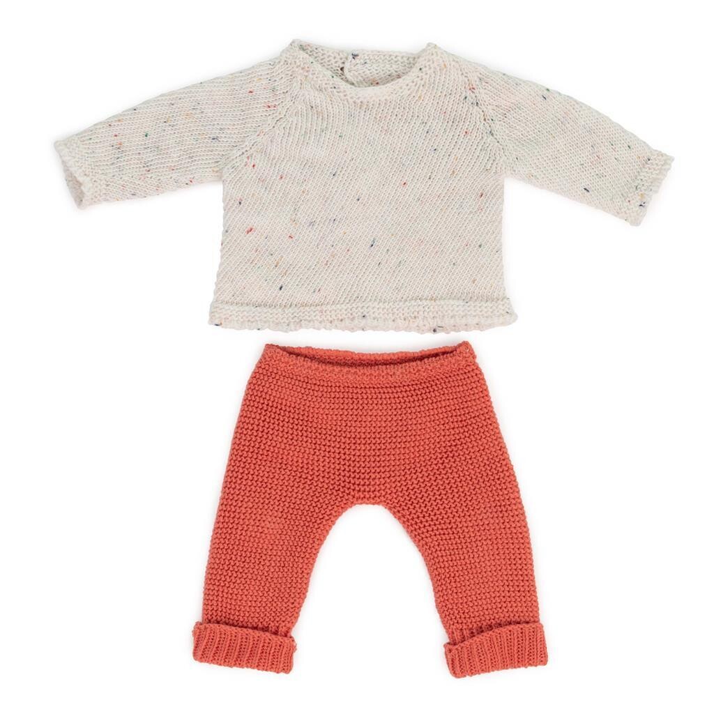 KLEDIJ SET WIT ROOD 38CM