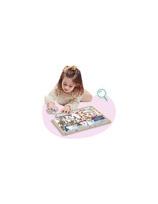Set observatiepuzzels - de 4 seizoenen - 4 stuks