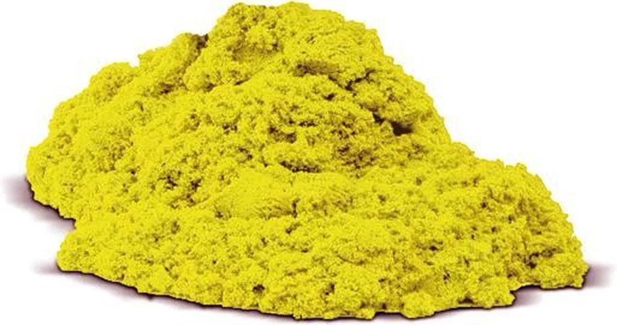 Magisch speelzand 1 kg geel - Het lijkt wel te leven
