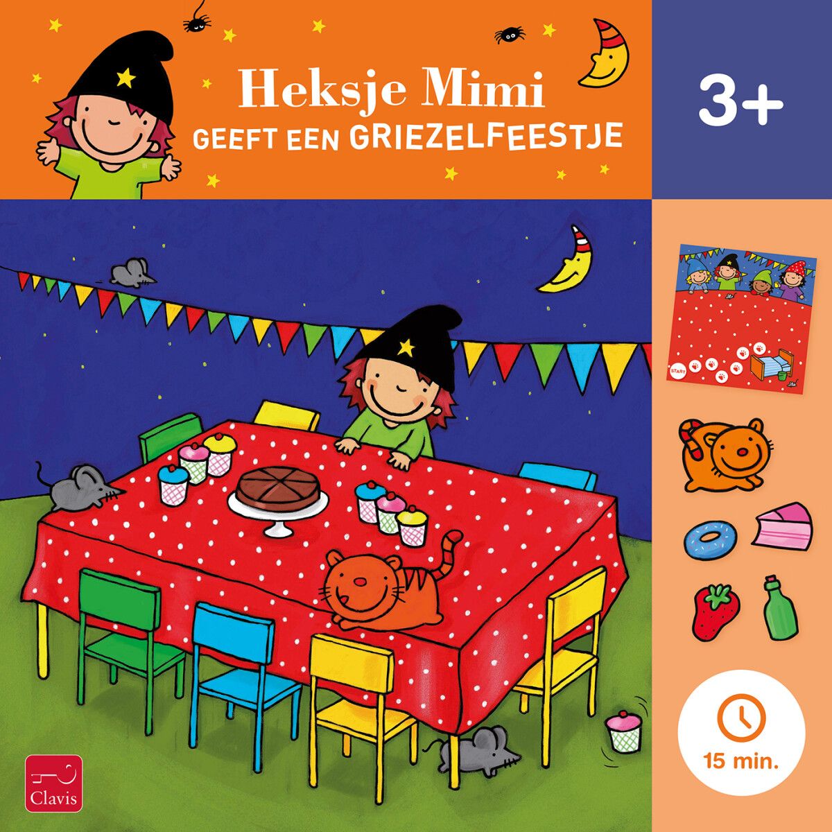 Heksje Mimi geeft een griezelfeestje (lichte beschadiging aan de doos)