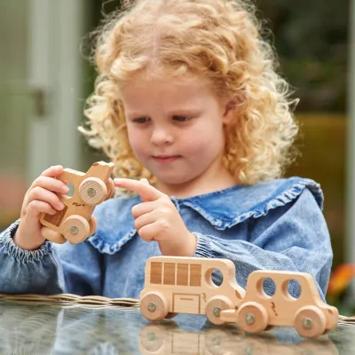 Natuurlijke houten stadse-voertuigen