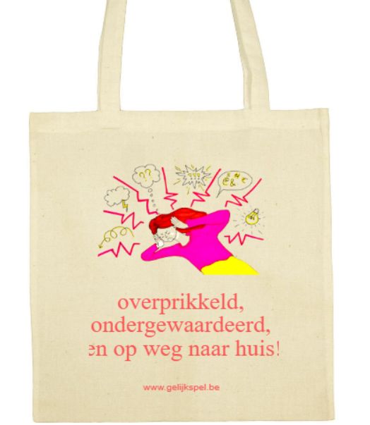 Katoenen tas Overprikkeling