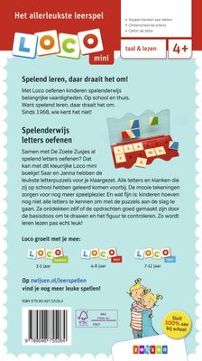 Mini Loco: De Zoete Zusjes spelen met letters
