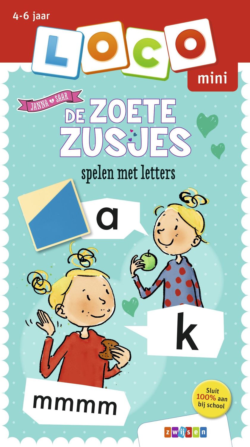 Mini Loco: De Zoete Zusjes spelen met letters
