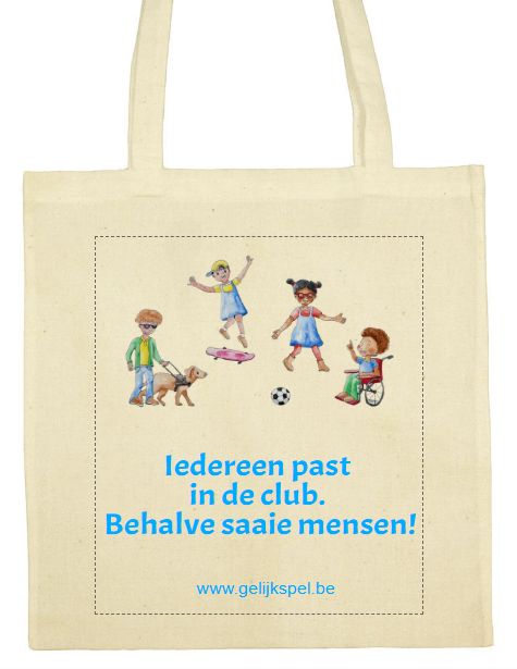 Katoenen tas Inclusie