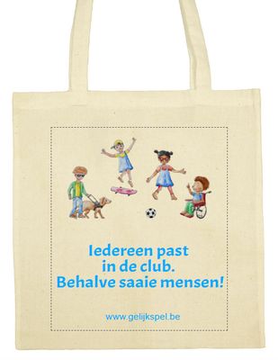 Katoenen tas Inclusie