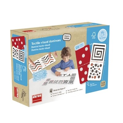 Tactiel-visuele dominostenen groot