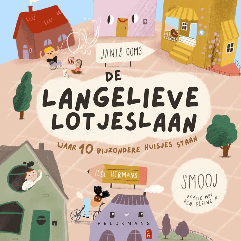 De Langelievelotjeslaan waar 10 bijzondere huisjes staan
