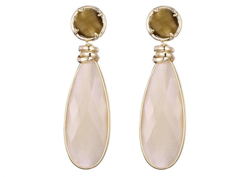 Oorbellen Millennium beige