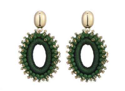 Oorbellen Mirage green