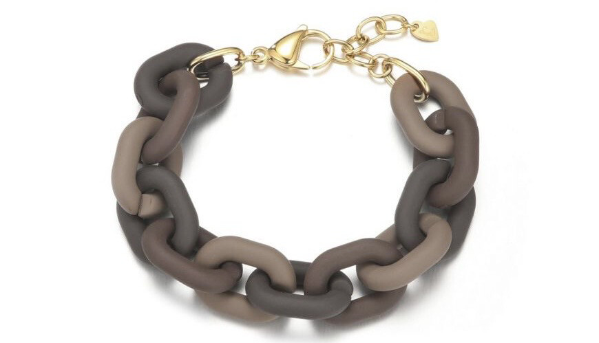 Armband Amanda mat bruin