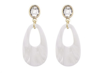 Oorbellen Milana white
