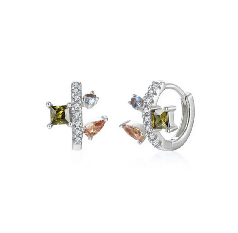 Oorbellen Ella hoop silver