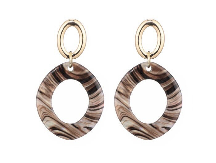 Oorbellen Dreamy brown