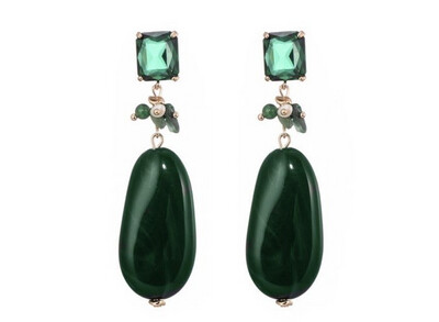 Oorbellen Tofu green