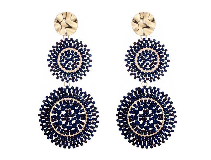 Oorbellen Bali marine