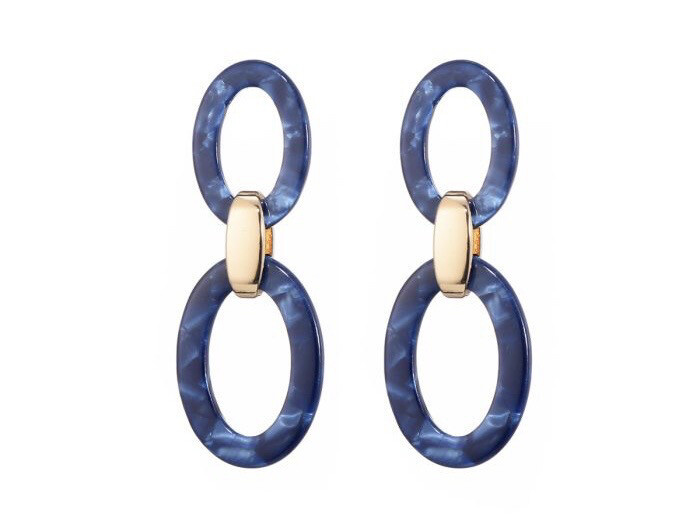 Oorbellen Corna blue
