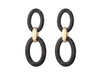 Oorbellen Corna black