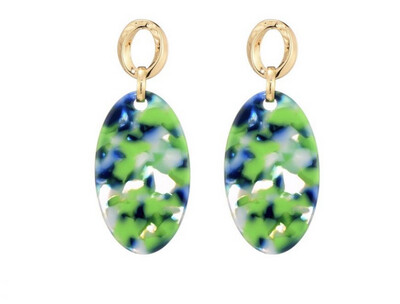 Oorbellen Isabella green