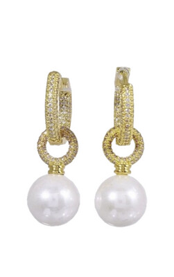 Oorbellen Pearl zirconia