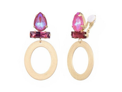 Oorclips Eveline pink