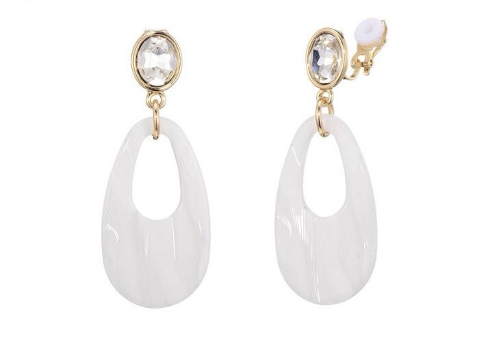 Oorclips Milana white