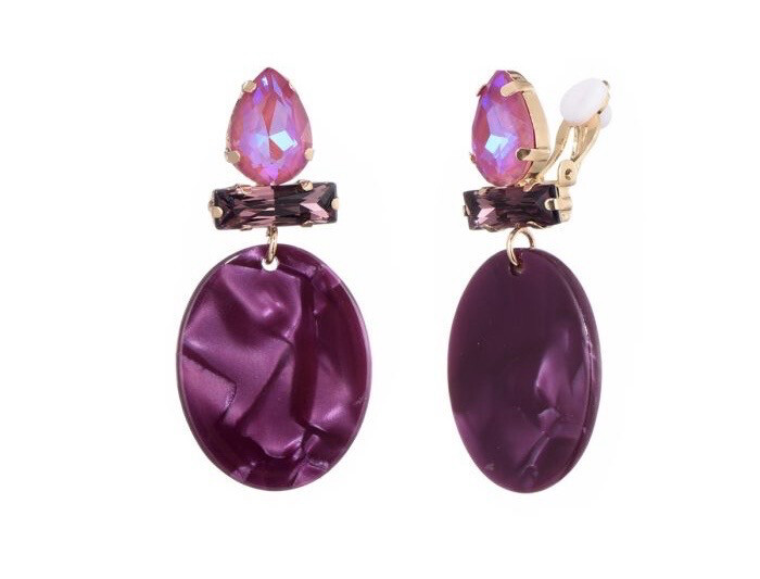 Oorclips Night purple